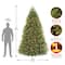 9ft. Pre-Lit PowerConnect™ Dunhill® Fir Tree Artificial Christmas Tree, Clear Lights